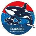 Centrum nurkowe Seaquest Kochamy nurkowanie Łódź logo