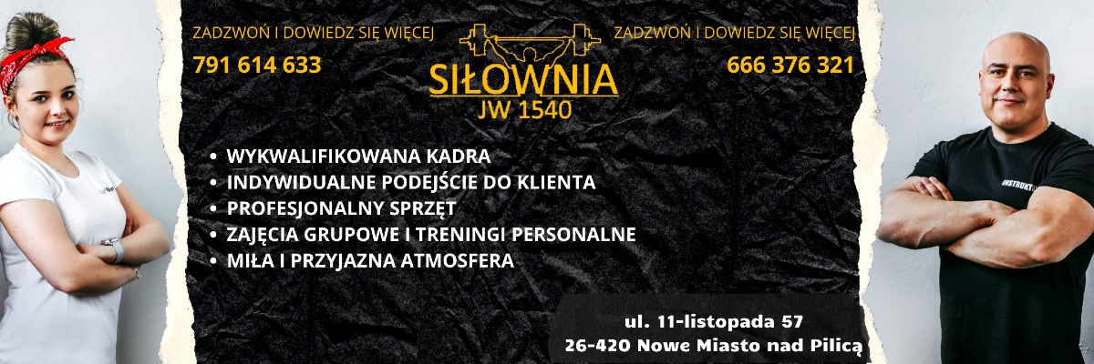 Siłownia JW 1540 baner