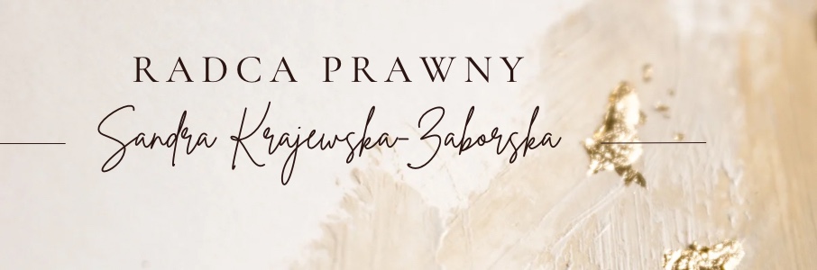 Radca Prawny - Sandra Krajewska-Zaborska baner